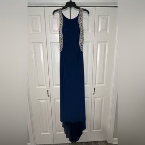 Val Stefani Navy Formal Dress Size 8